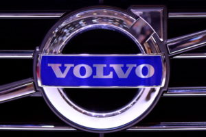 GENEVA, SWITZERLAND - MARCH 06: The Volvo logo is seen during the 83rd Geneva Motor Show on March 6, 2013 in Geneva, Switzerland. Held annually with more than 130 product premiers from the auto industry unveiled this year, the Geneva Motor Show is one of the world's five most important auto shows. (Photo by Harold Cunningham/Getty Images)